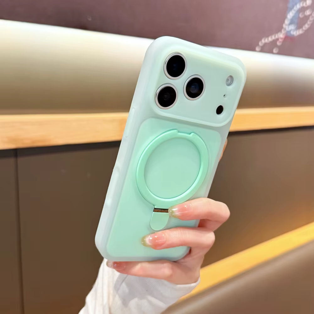 SnapStand Matte Silicone iPhone Case