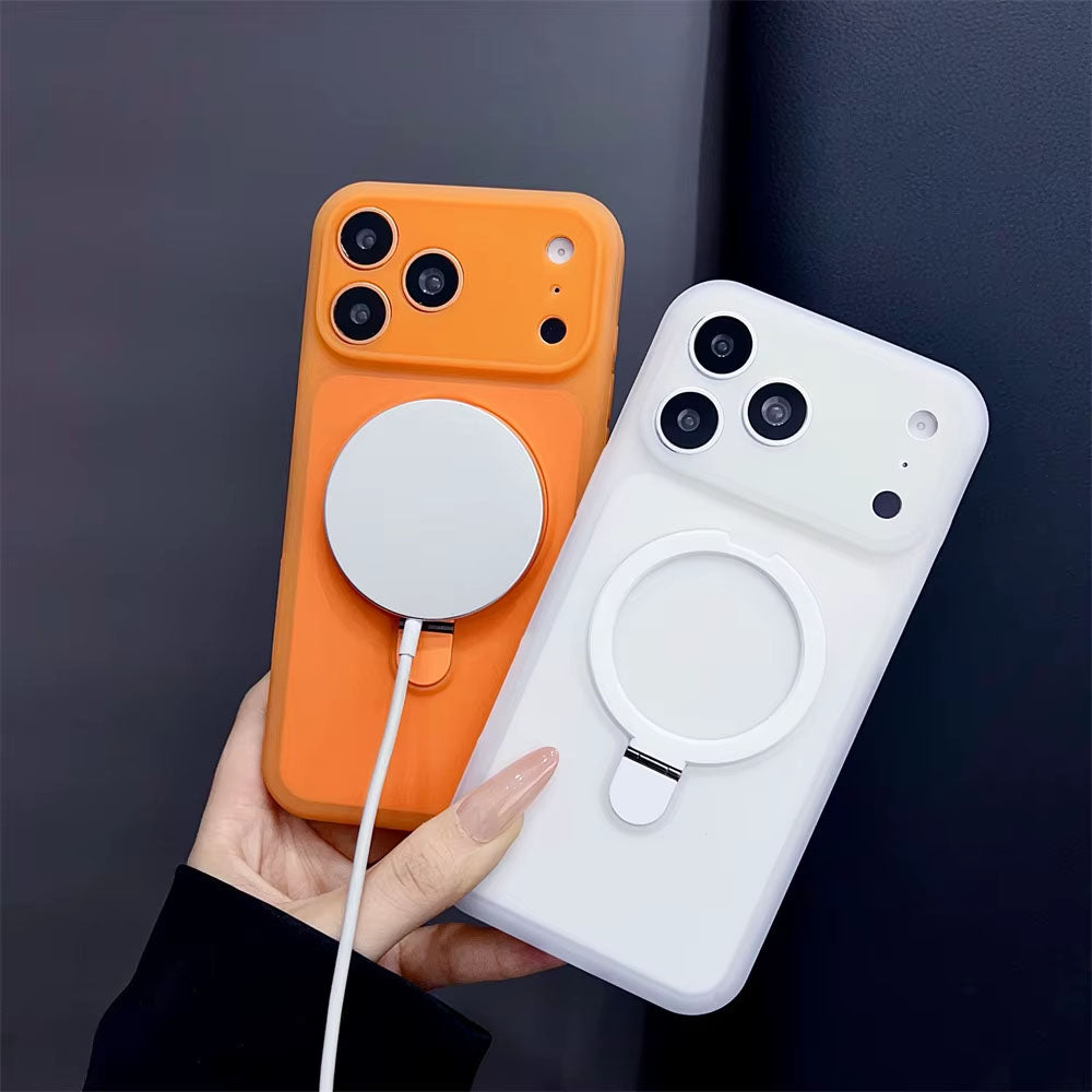 SnapStand Matte Silicone iPhone Case