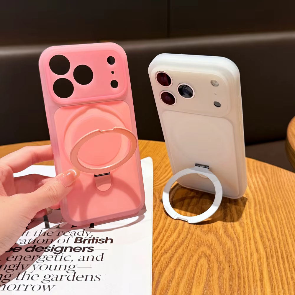 SnapStand Matte Silicone iPhone Case