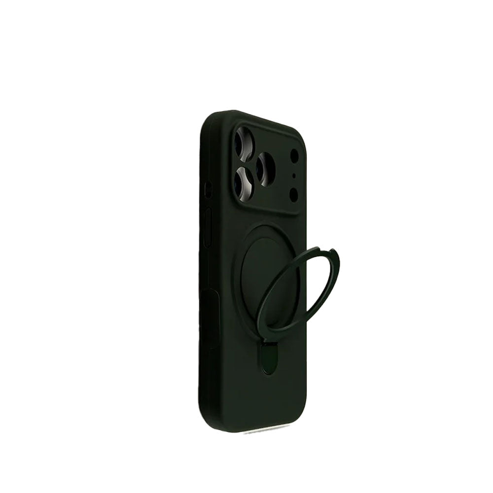 FlexStand Silicone iPhone Case with Magnetic Stand