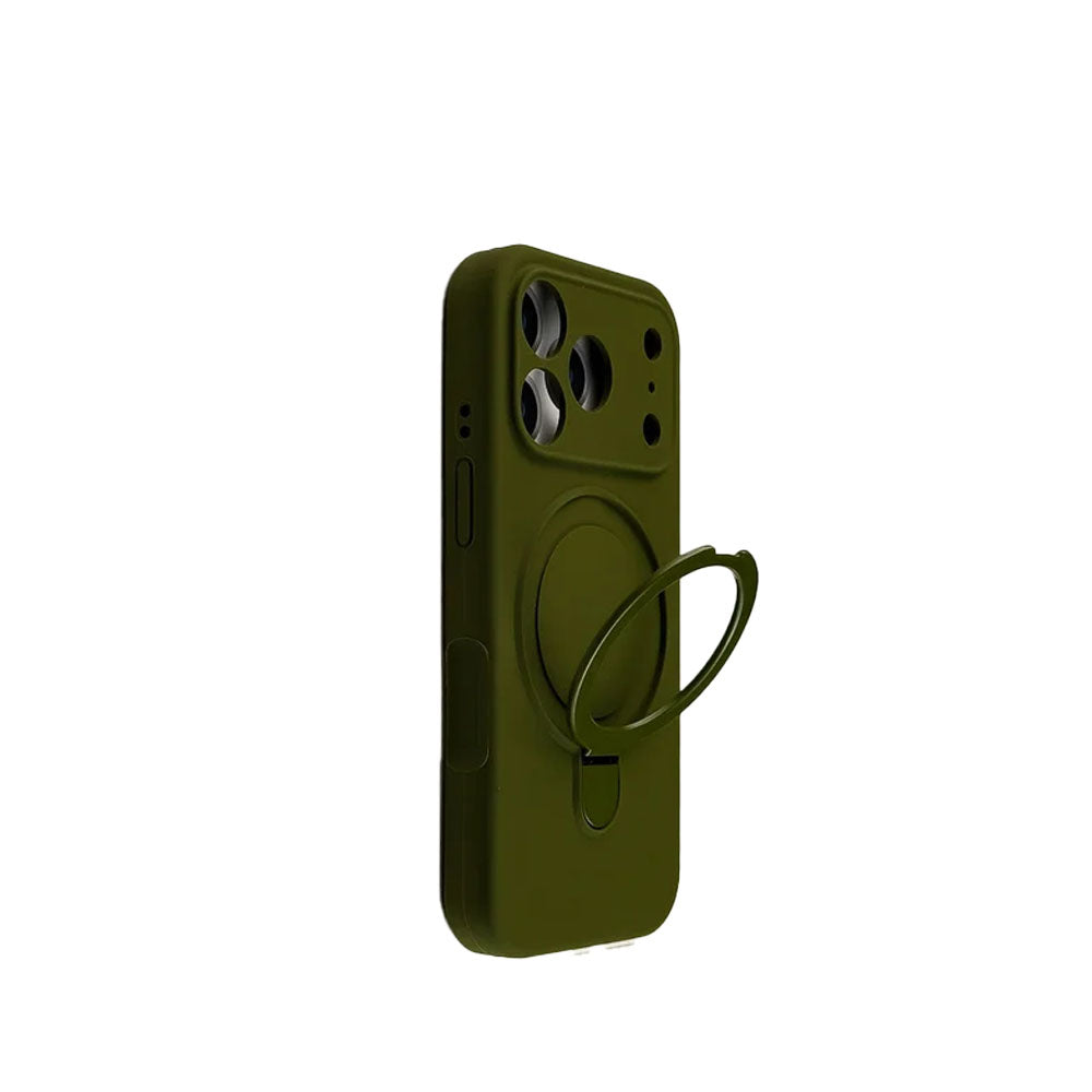 FlexStand Silicone iPhone Case with Magnetic Stand