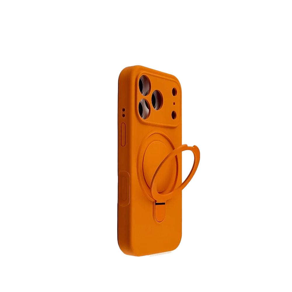 FlexStand Silicone iPhone Case with Magnetic Stand