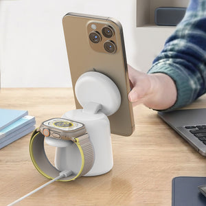 Thumbnail for MagDock 2 in 1 Foldable MagSafe Charger