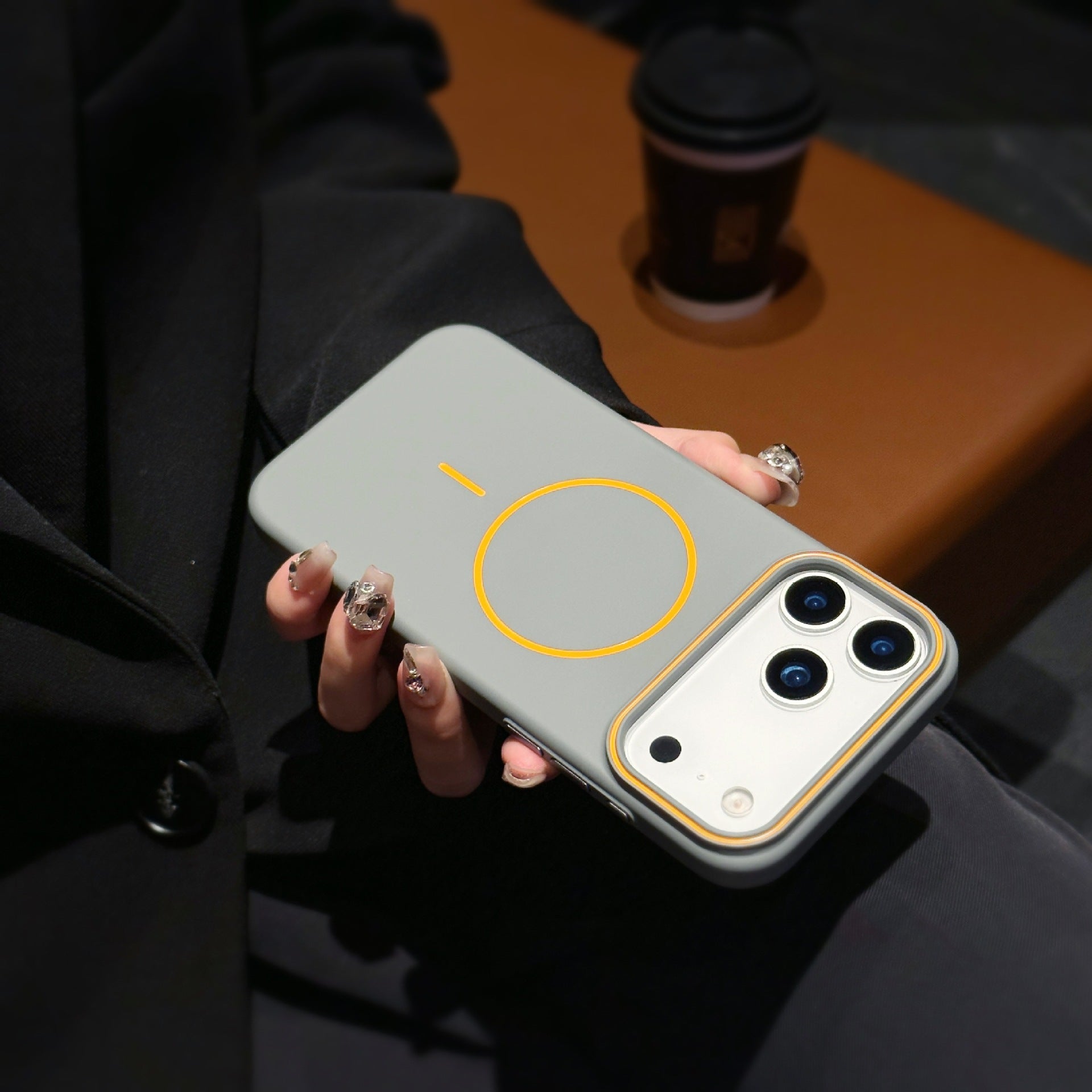 Premium iPhone Case with Magnetic Grip & Anti-Drop Protection