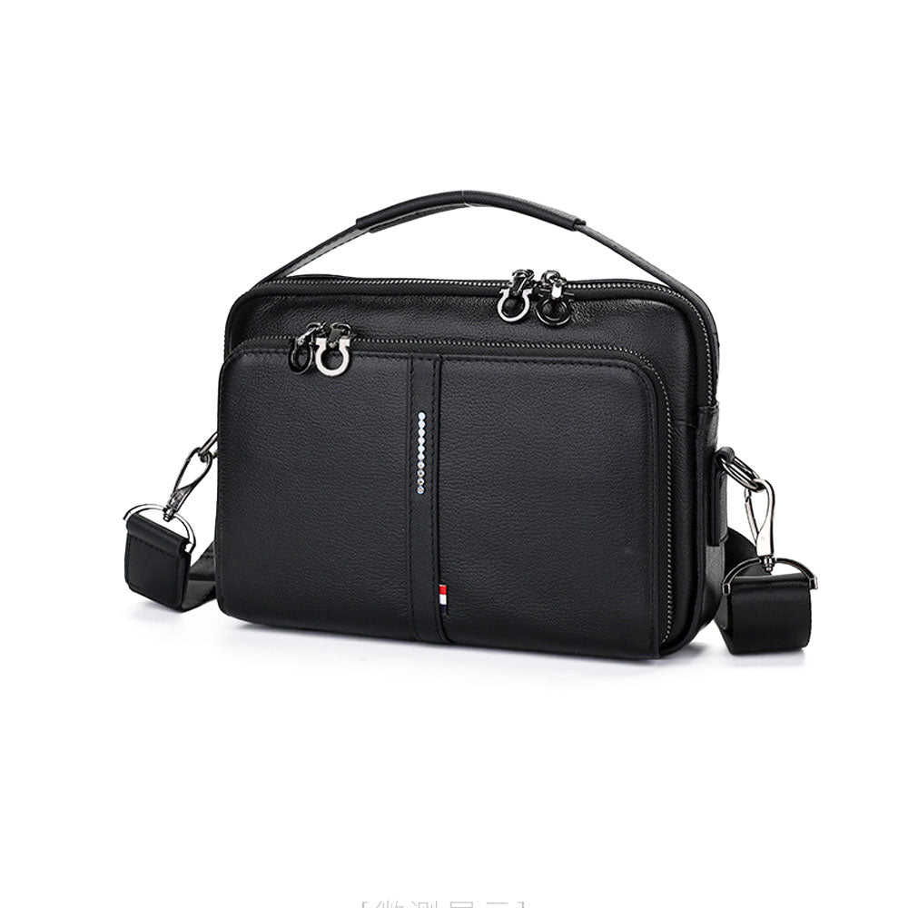 Aegis Water - Resistant Leather Messenger Bag - Moderno Collections