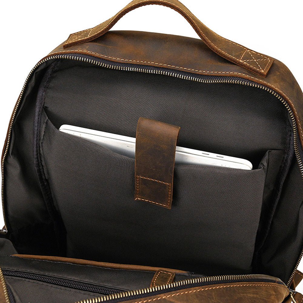 Aero - Back Leather Backpack - Moderno Collections