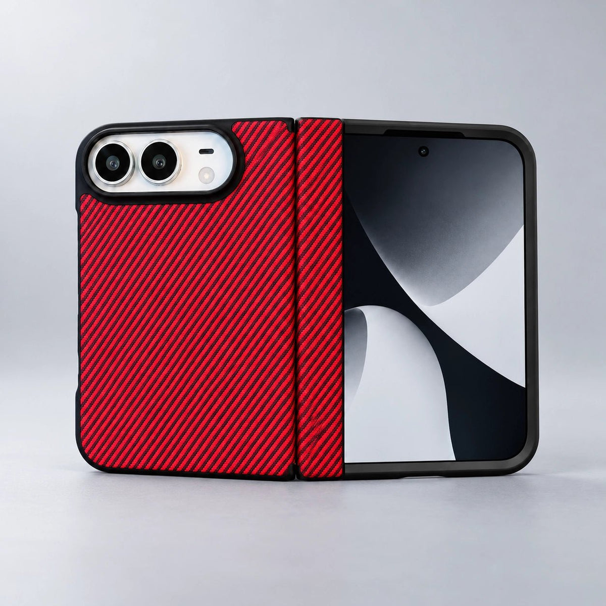 AeroCarbon MagSafe Folding iPhone Duo Case - Moderno Collections