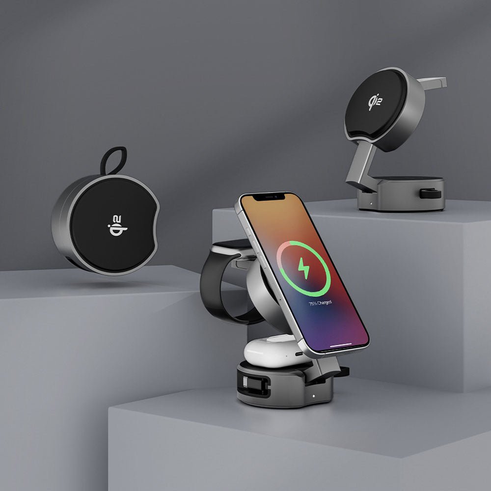 AeroLift 3 in 1 Foldable Wireless Charger - Moderno Collections