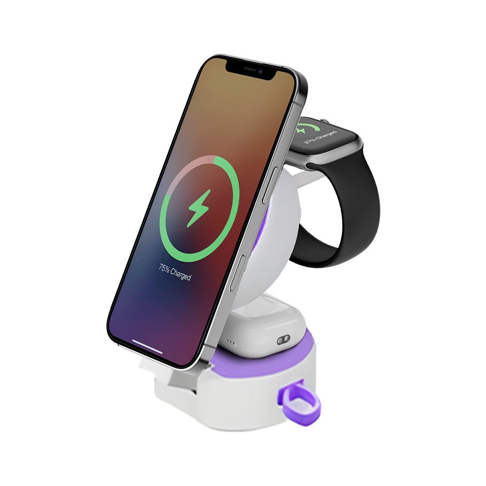 AeroLift 3 in 1 Foldable Wireless Charger - Moderno Collections