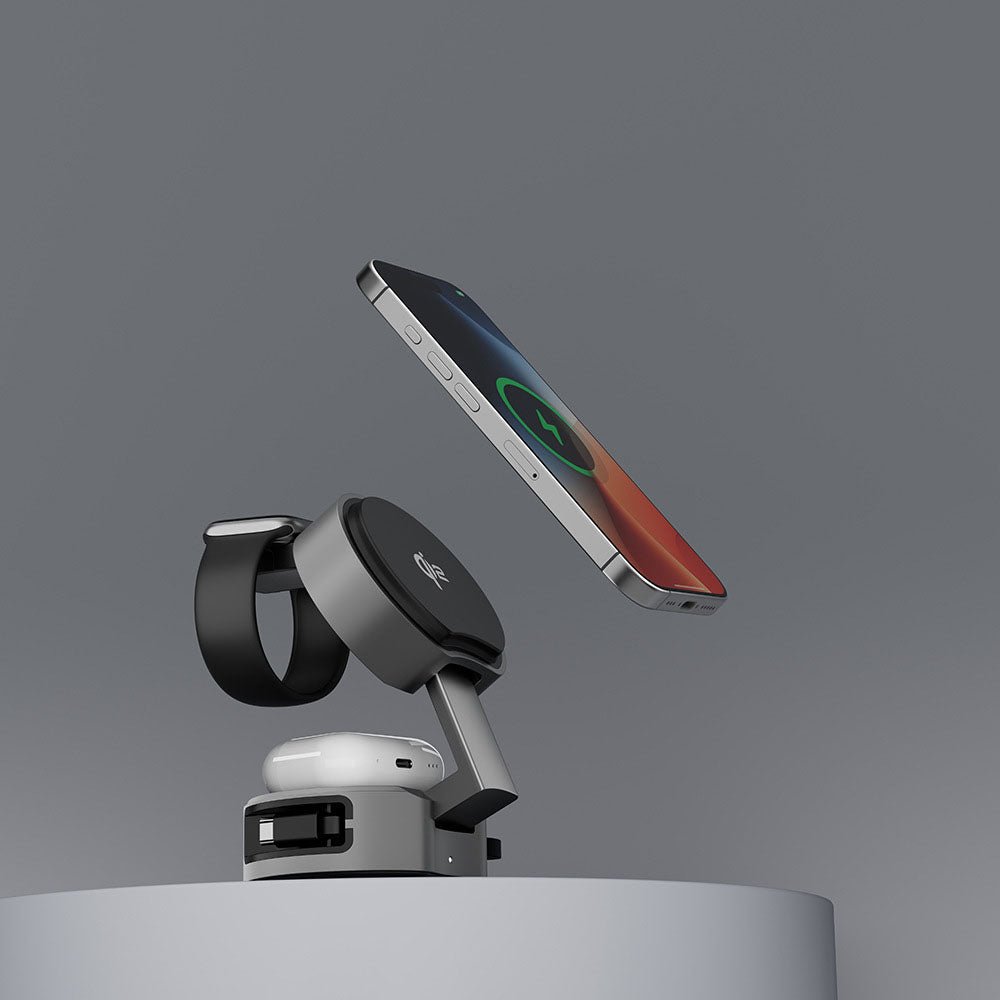 AeroLift 3 in 1 Foldable Wireless Charger - Moderno Collections