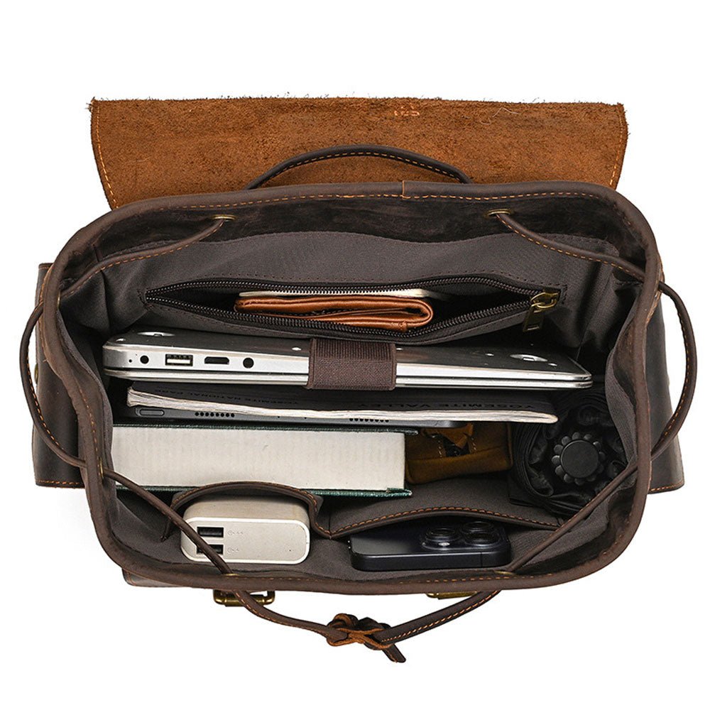 ArcStrap Leather Backpack - Moderno Collections
