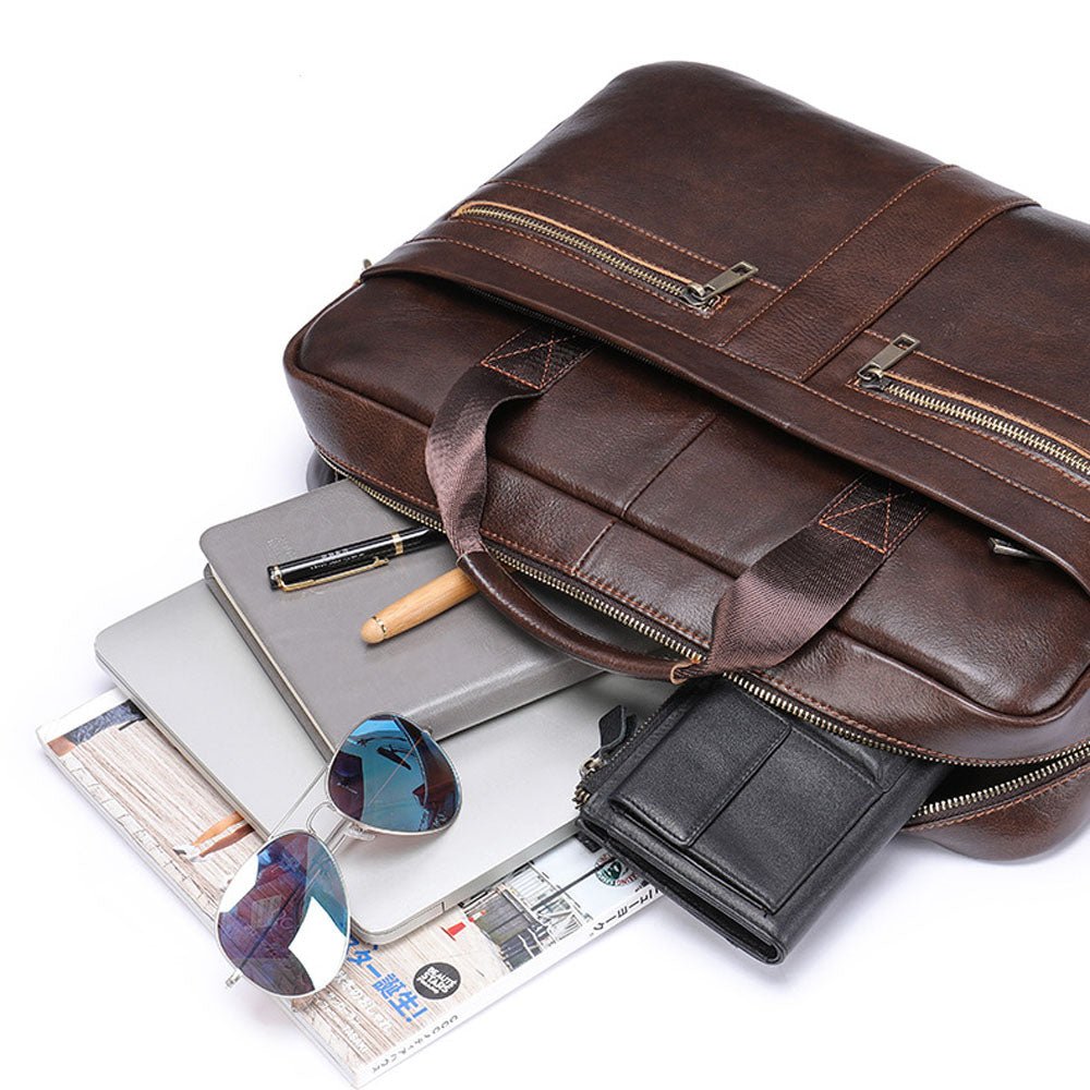 Aurexon Pro Leather Messenger Bag - Moderno Collections