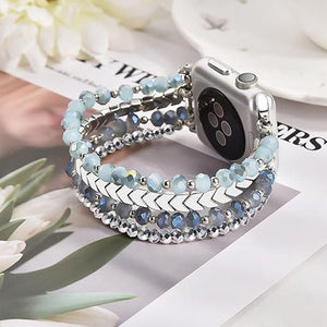 Thumbnail for Beaded Steel Apple Watch Band for Women - Moderno Collections