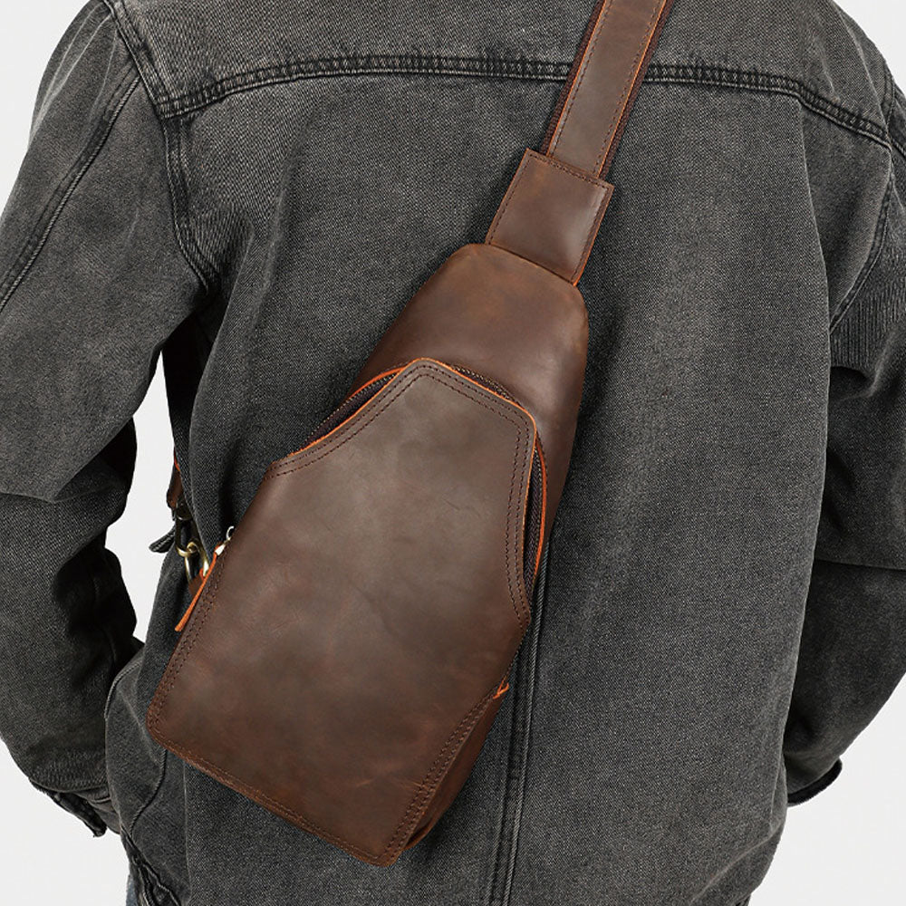 BroncoFlex Leather Men's Bag - Moderno Collections