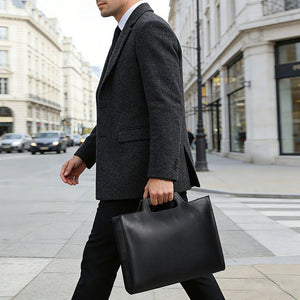 Thumbnail for CarryPoint Leather Business Briefcase - Moderno Collections