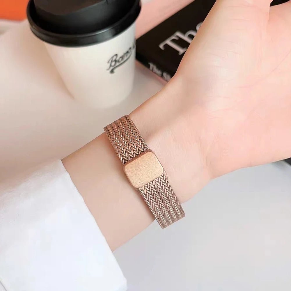 Chic Ultra-Thin Stainless Steel Apple Watch Band for Women - Moderno Collections