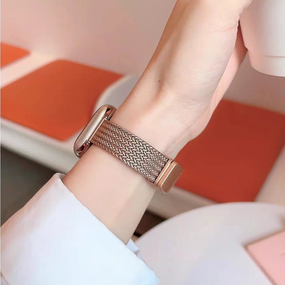 Chic Ultra-Thin Stainless Steel Apple Watch Band for Women - Moderno Collections