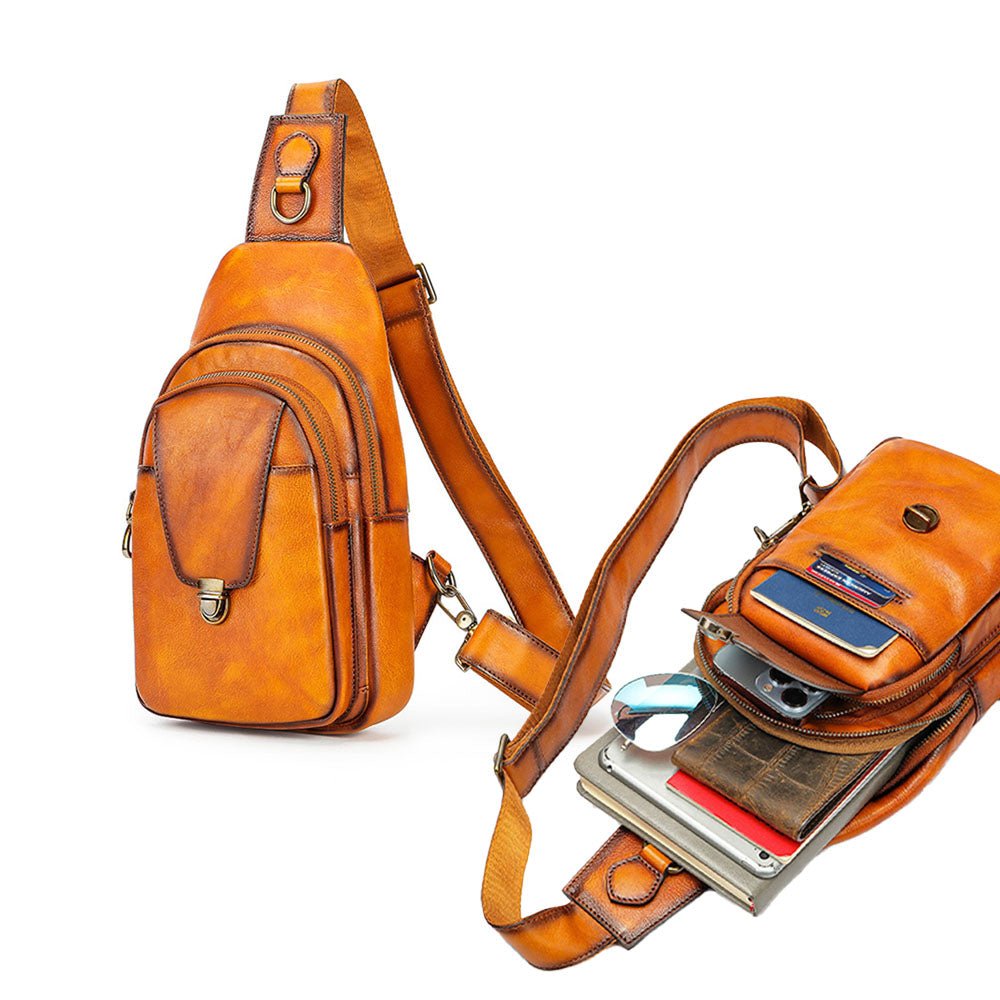 CrossPath Genuine Leather Bag - Moderno Collections