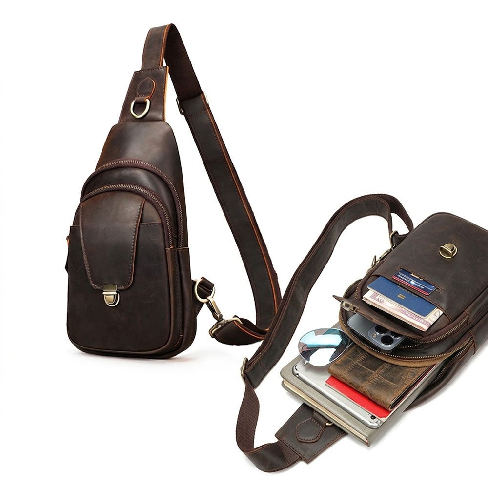 CrossPath Genuine Leather Bag - Moderno Collections