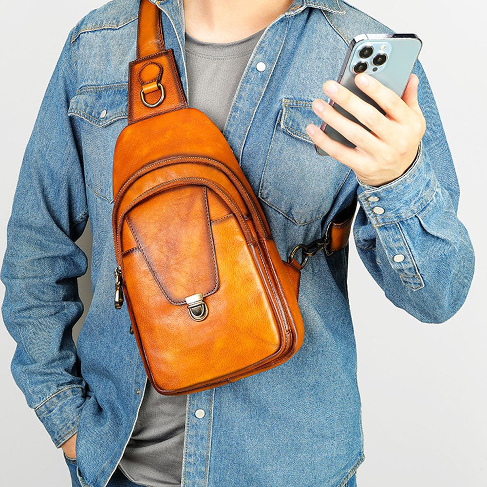 CrossPath Genuine Leather Bag - Moderno Collections