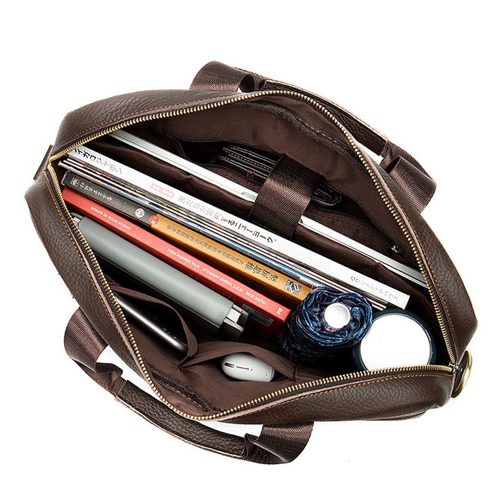 CrossPath Leather Messenger Bag - Moderno Collections