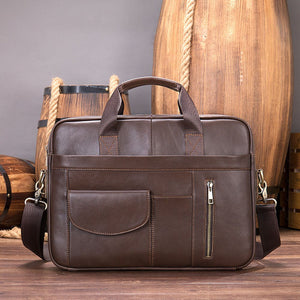 Thumbnail for CrossPath Leather Messenger Bag - Moderno Collections