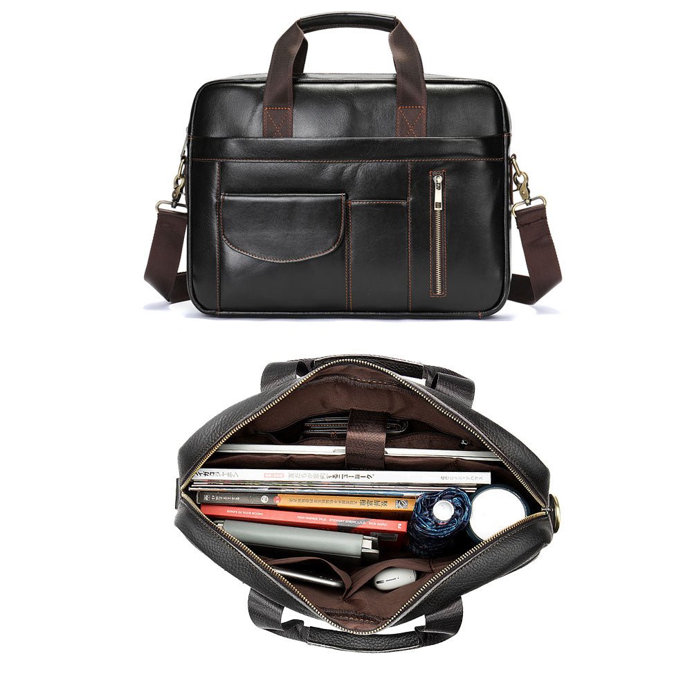 CrossPath Leather Messenger Bag - Moderno Collections