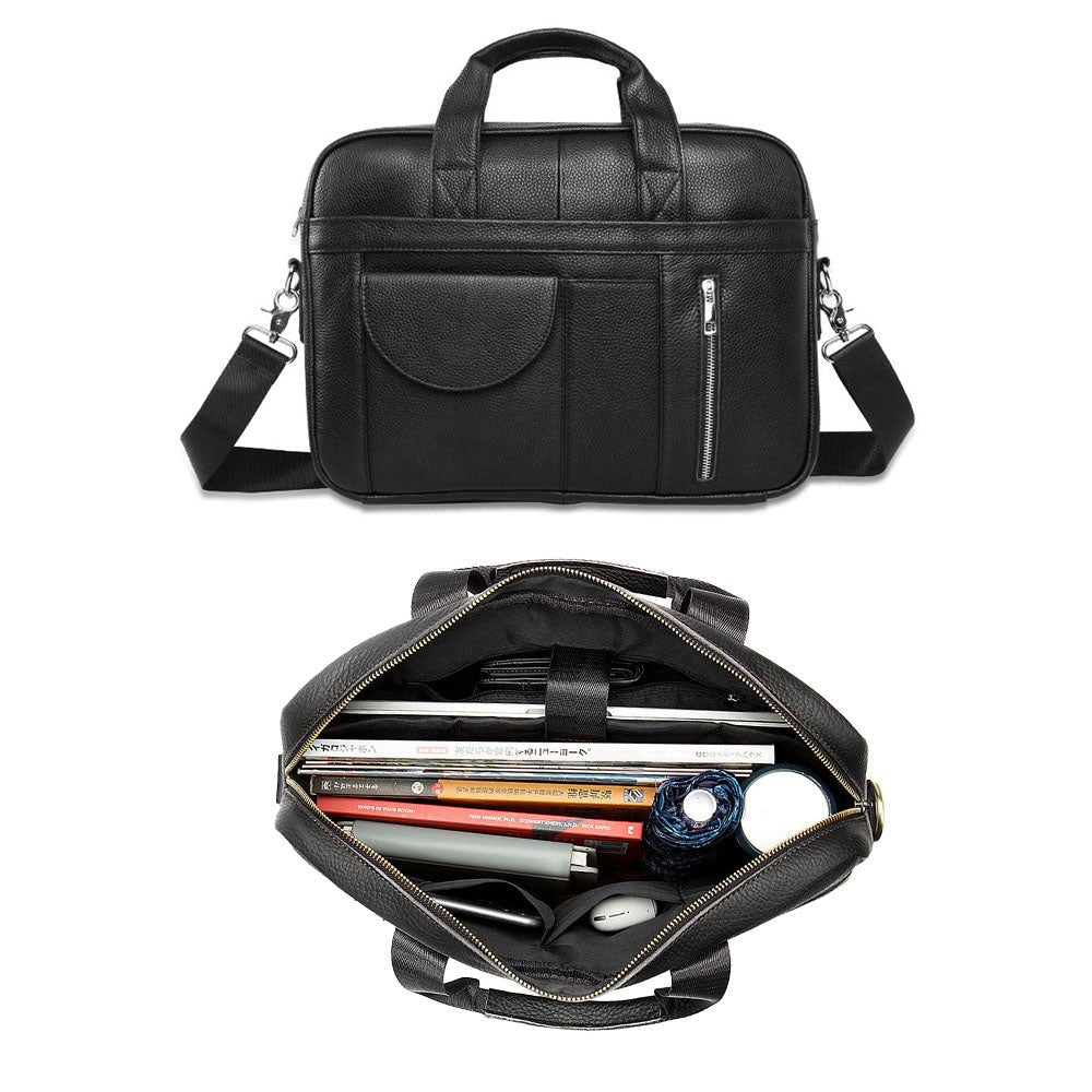 CrossPath Leather Messenger Bag - Moderno Collections