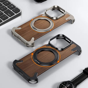 Thumbnail for EdgeX Walnut Magnetic MagSafe iPhone Case - Moderno Collections