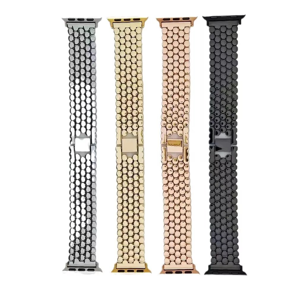 ElysianSteel Elegance Apple Watch Band - Moderno Collections