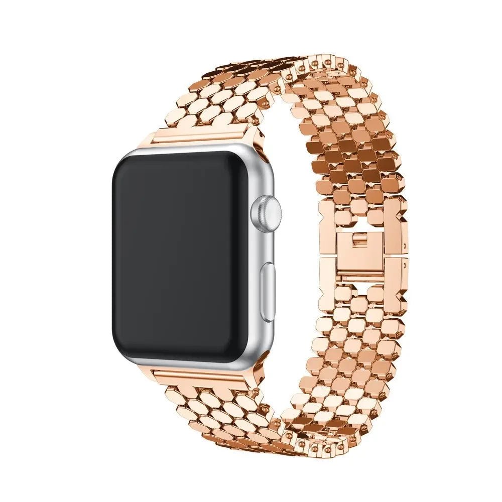 ElysianSteel Elegance Apple Watch Band - Moderno Collections