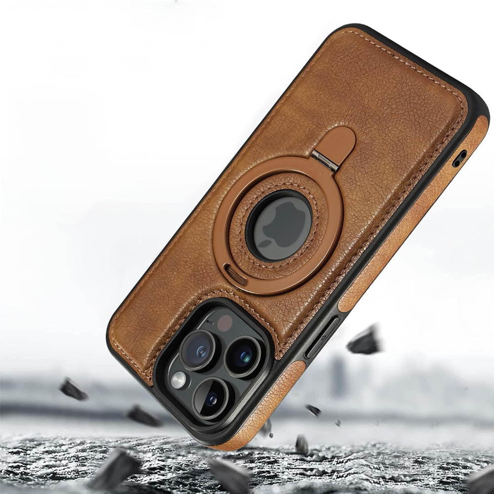 EvoGrip Leather MagSafe iPhone Case - Moderno Collections