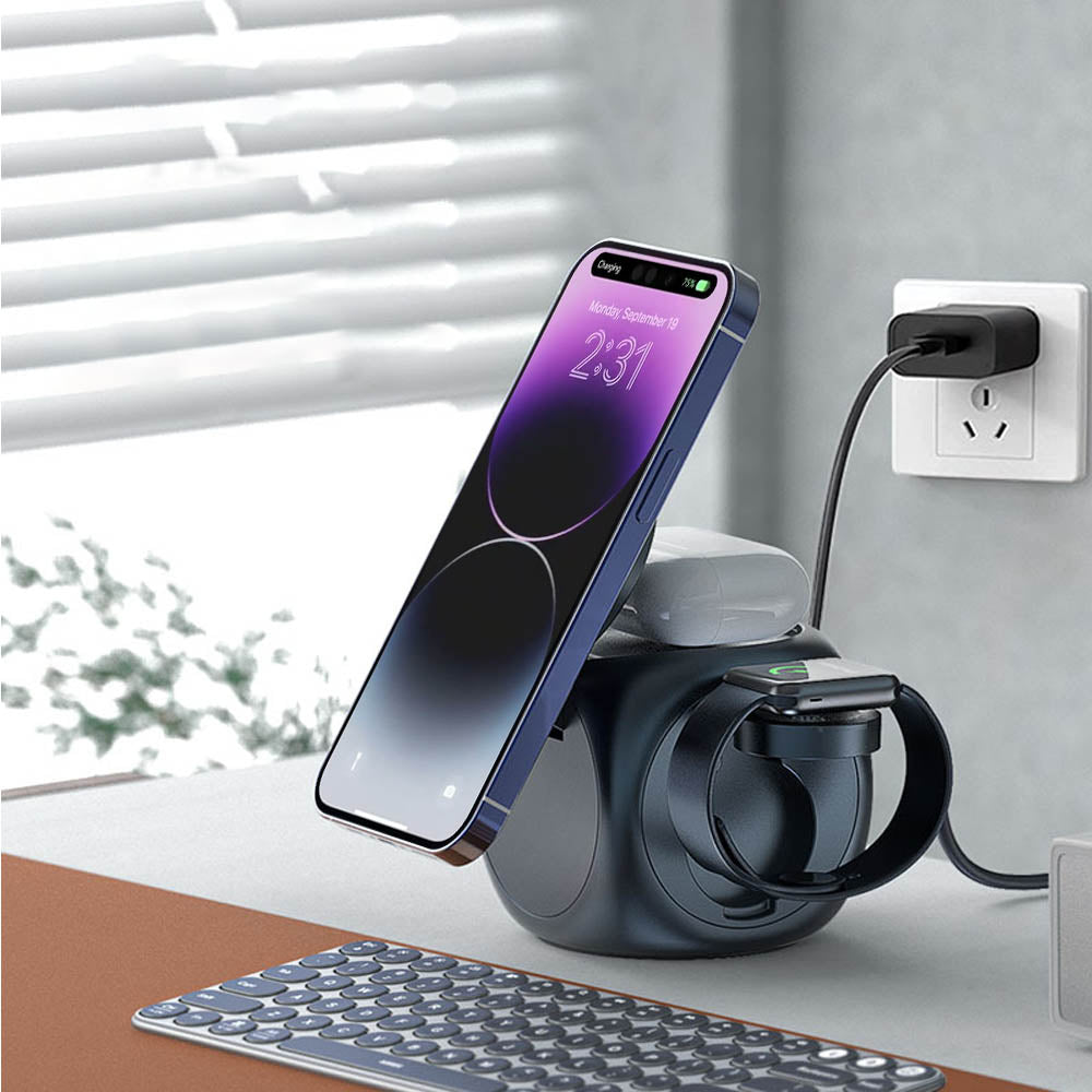 FluxSphere 3 in 1 MagSafe Charging Stand - Moderno Collections