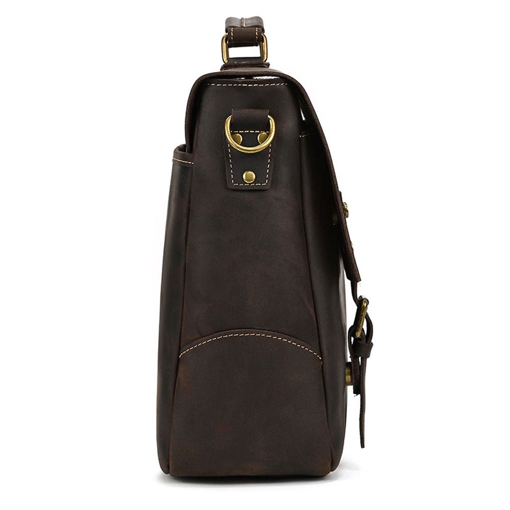 FluxVoid Leather Briefcase - Moderno Collections