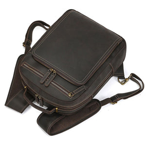 Thumbnail for FrayedKnot Leather Travel Backpack - Moderno Collections