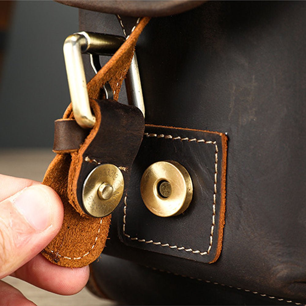 GoBag Leather Messenger Bag - Moderno Collections