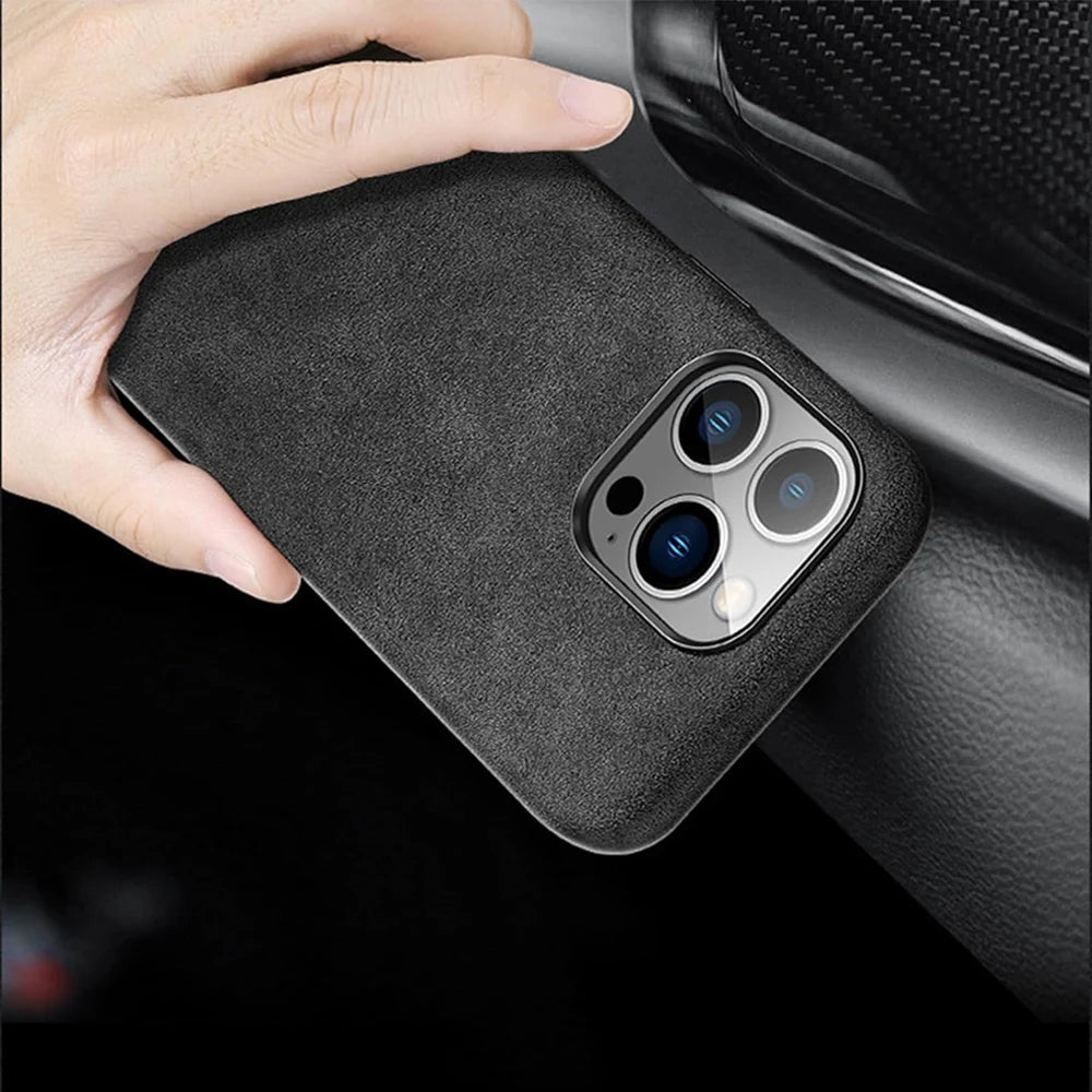 ImperiumShield Alcantara Leather iPhone Case - Moderno Collections