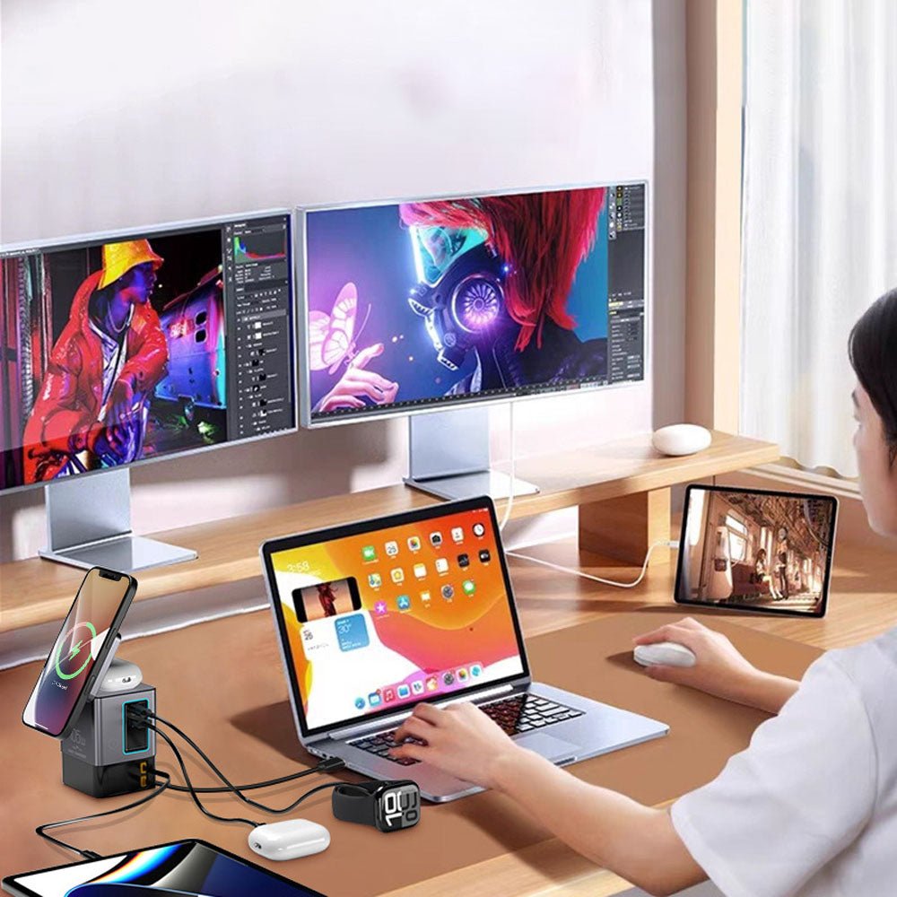 iVolt 6 in 1 Wireless Charging Station - Moderno Collections