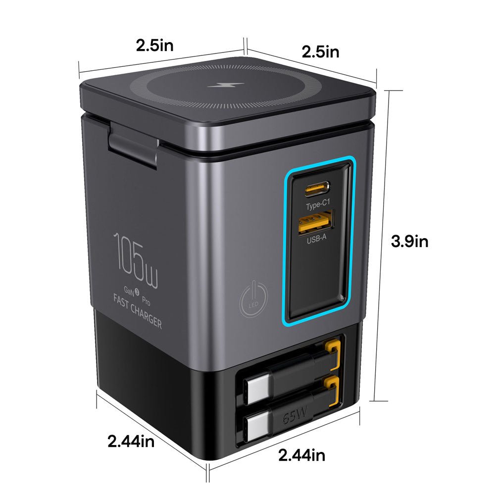 iVolt 6 in 1 Wireless Charging Station - Moderno Collections