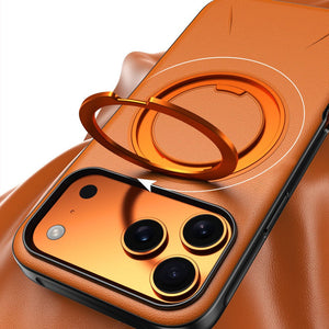 Thumbnail for LeanLuxe Leather MagSafe iPhone Case - Moderno Collections