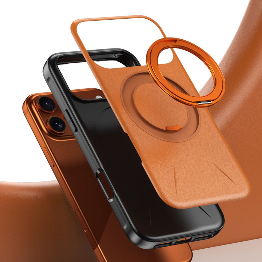 LeanLuxe Leather MagSafe iPhone Case - Moderno Collections
