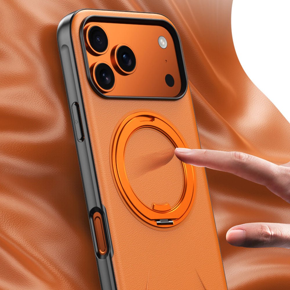 LeanLuxe Leather MagSafe iPhone Case - Moderno Collections