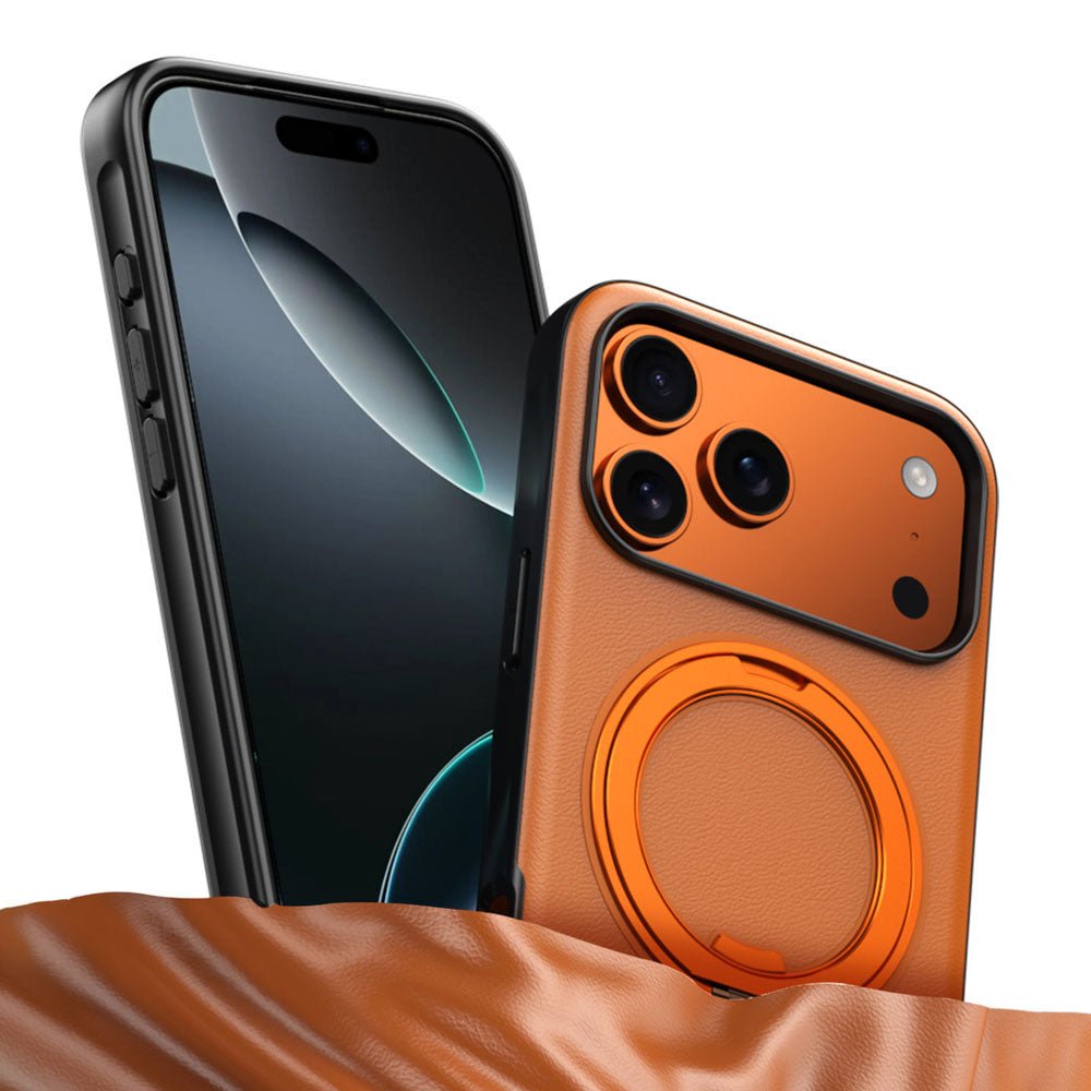 LeanLuxe Leather MagSafe iPhone Case - Moderno Collections