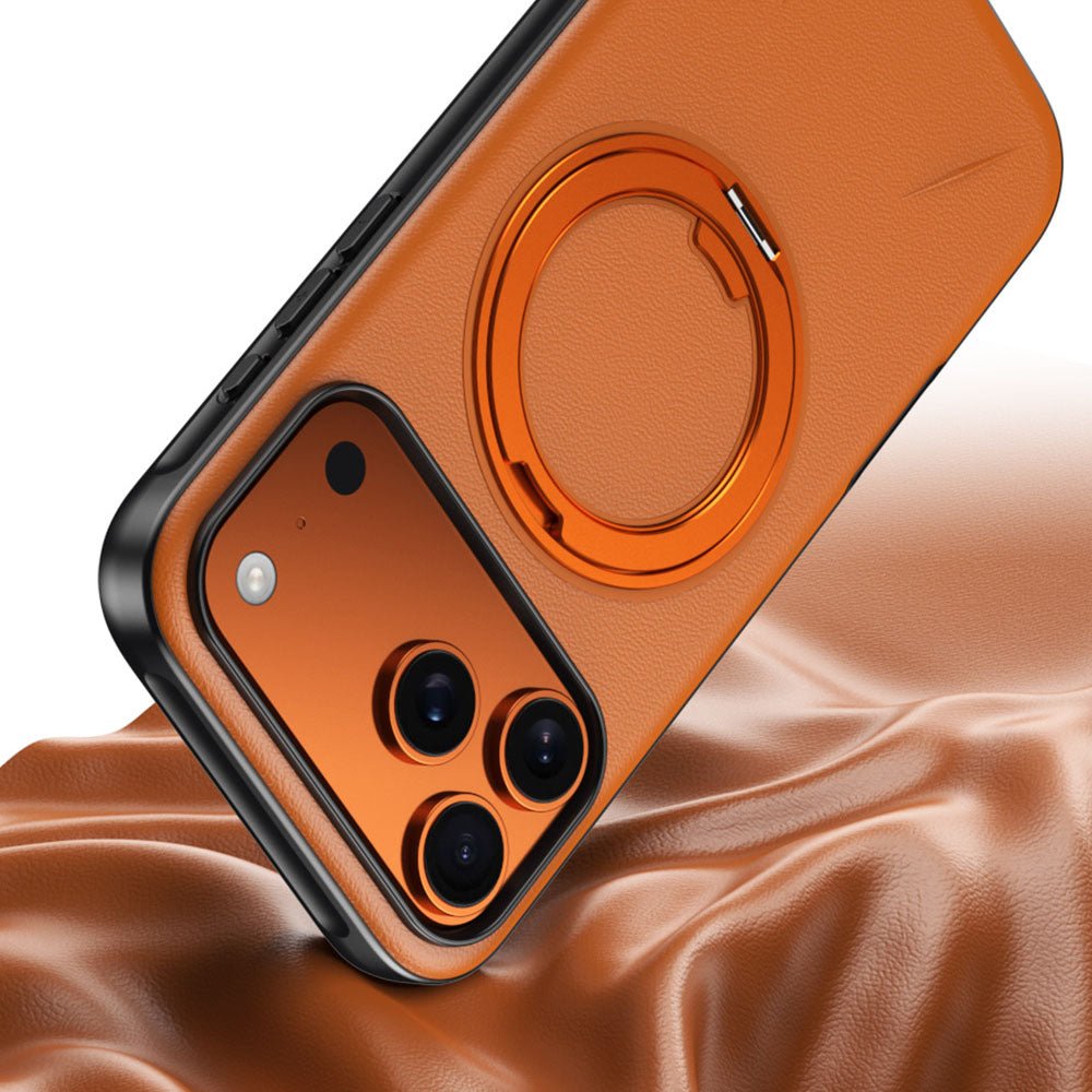 LeanLuxe Leather MagSafe iPhone Case - Moderno Collections