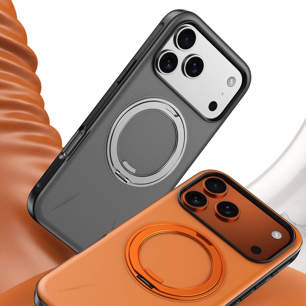 LeanLuxe Leather MagSafe iPhone Case - Moderno Collections
