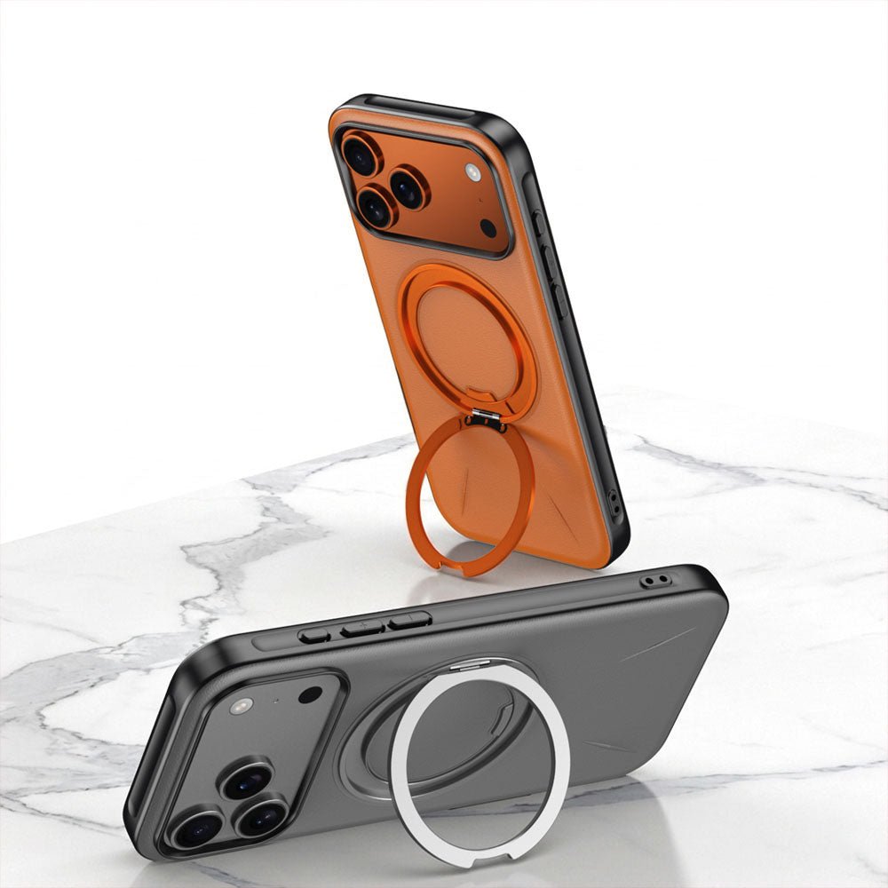LeanLuxe Leather MagSafe iPhone Case - Moderno Collections