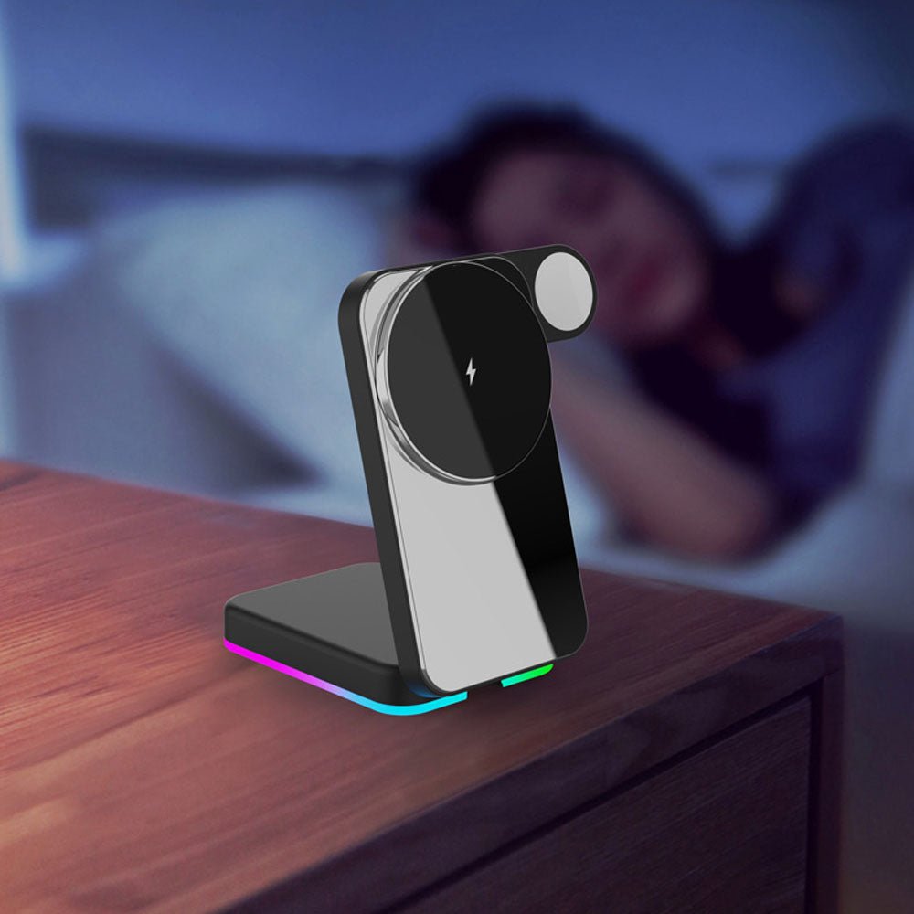 LumaSpin 3 - in - 1 Foldable Wireless Charger - Moderno Collections