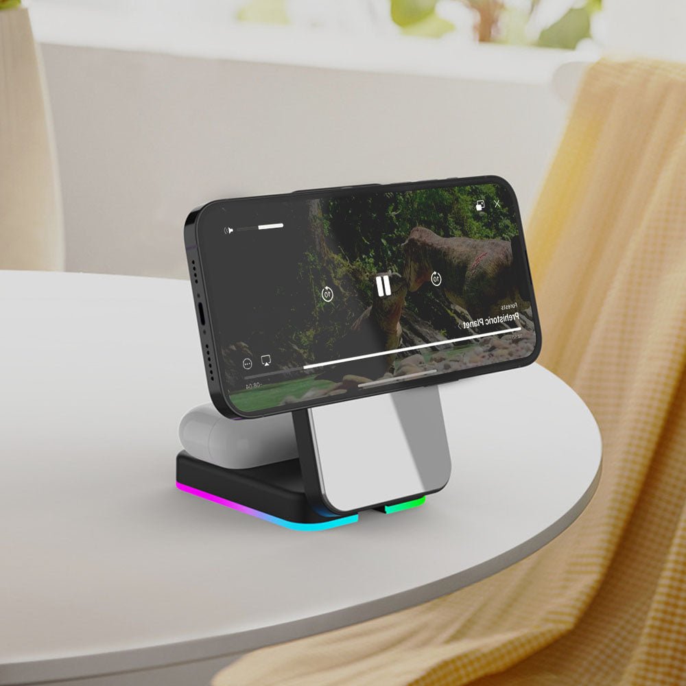 LumaSpin 3 - in - 1 Foldable Wireless Charger - Moderno Collections