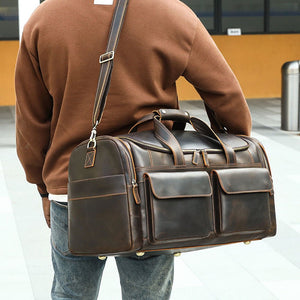 Thumbnail for Lumeo Pro Leather Duffel Bag - Moderno Collections