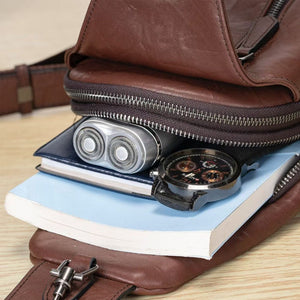 Thumbnail for LuxeLatch Leather Shoulder Bag - Moderno Collections